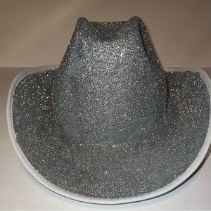 Silver cowgirl hat